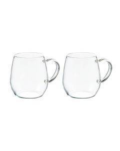 Hario RDM-1824 Rund glasskopp 2 stk (360ml)