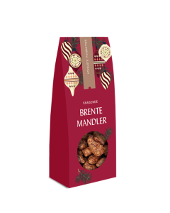 Deilige Brente Mandler 100gr Juleforpakning Solberg & Hansen