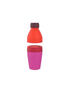 Tanken bak Helix er «cup-to bottle» systemet som lar deg gjøre om din kopp til en termoflaske. I dette kittet får du et komplett sett med tett kopp og flasketopp i stål med doble vegger.