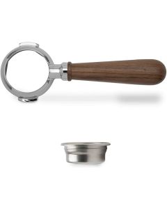 Lelit PLA580W Bottomless Wood Handle Portafilter – PL62/PL162 models