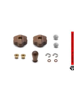 Kit manopole legno di noce Lelit Mara PL62 Cod. PLA2200
